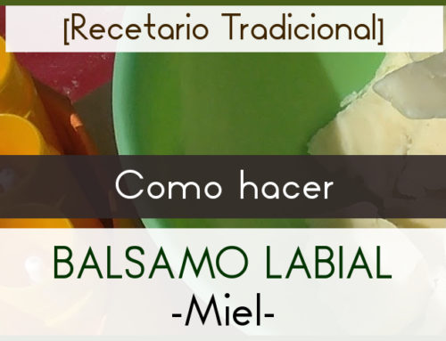 RECETA [Bálsamo labial de Miel]